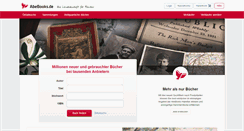 Desktop Screenshot of abebooks.de