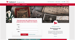 Desktop Screenshot of abebooks.fr