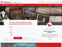 Tablet Screenshot of abebooks.fr